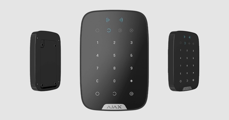 KeyPad Plus — Clavier numérique sans fil avec prise en charge des cartes et des porteclés sans contact